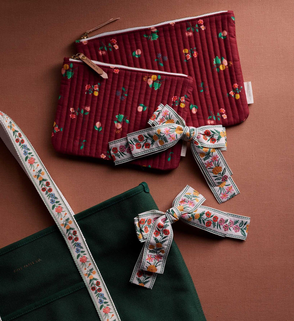 Set de 2 estuches Ditsy Dahlia - Rifle Paper Co.