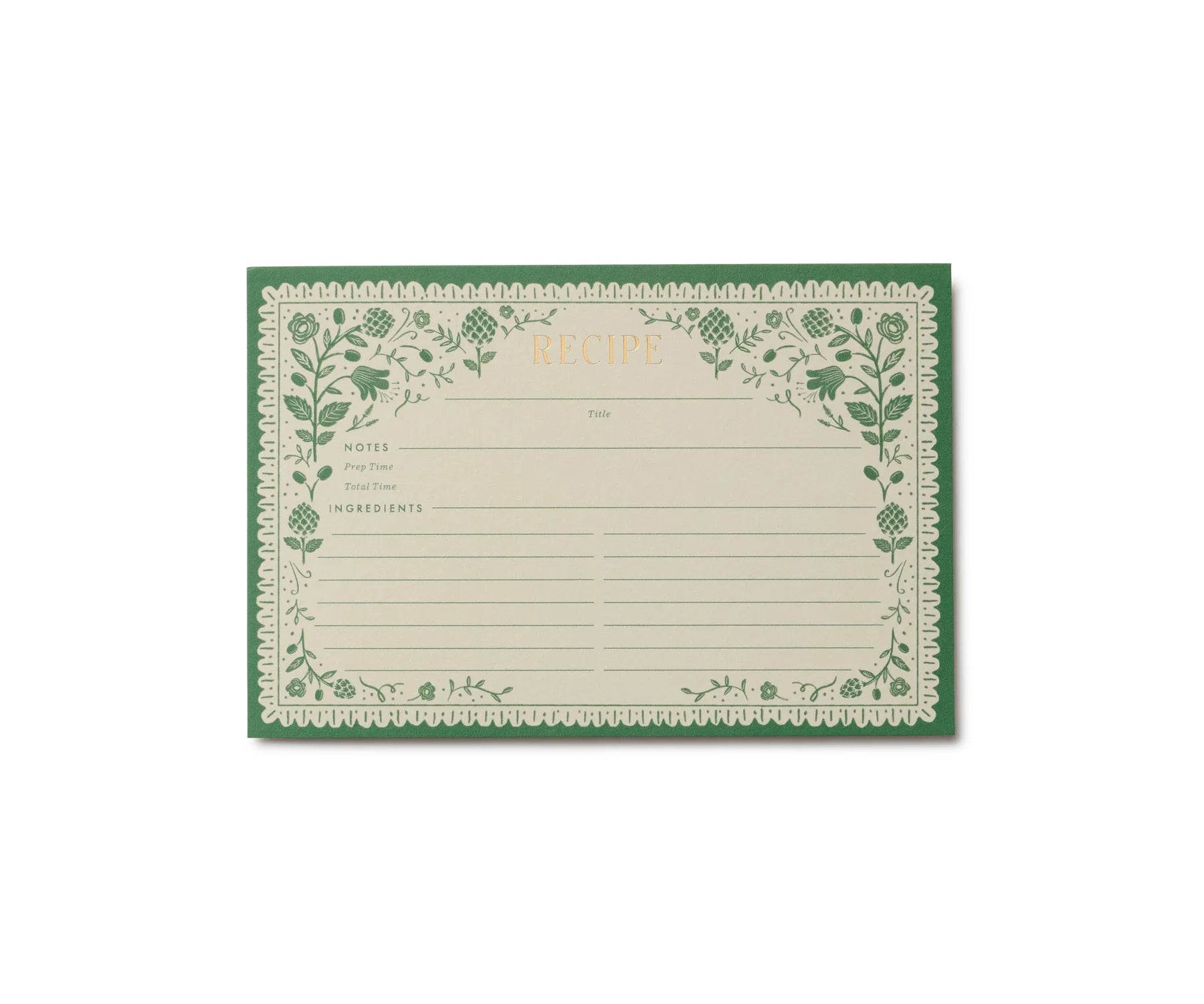 Fichas de Recetas Artichoke - Rifle Paper Co.