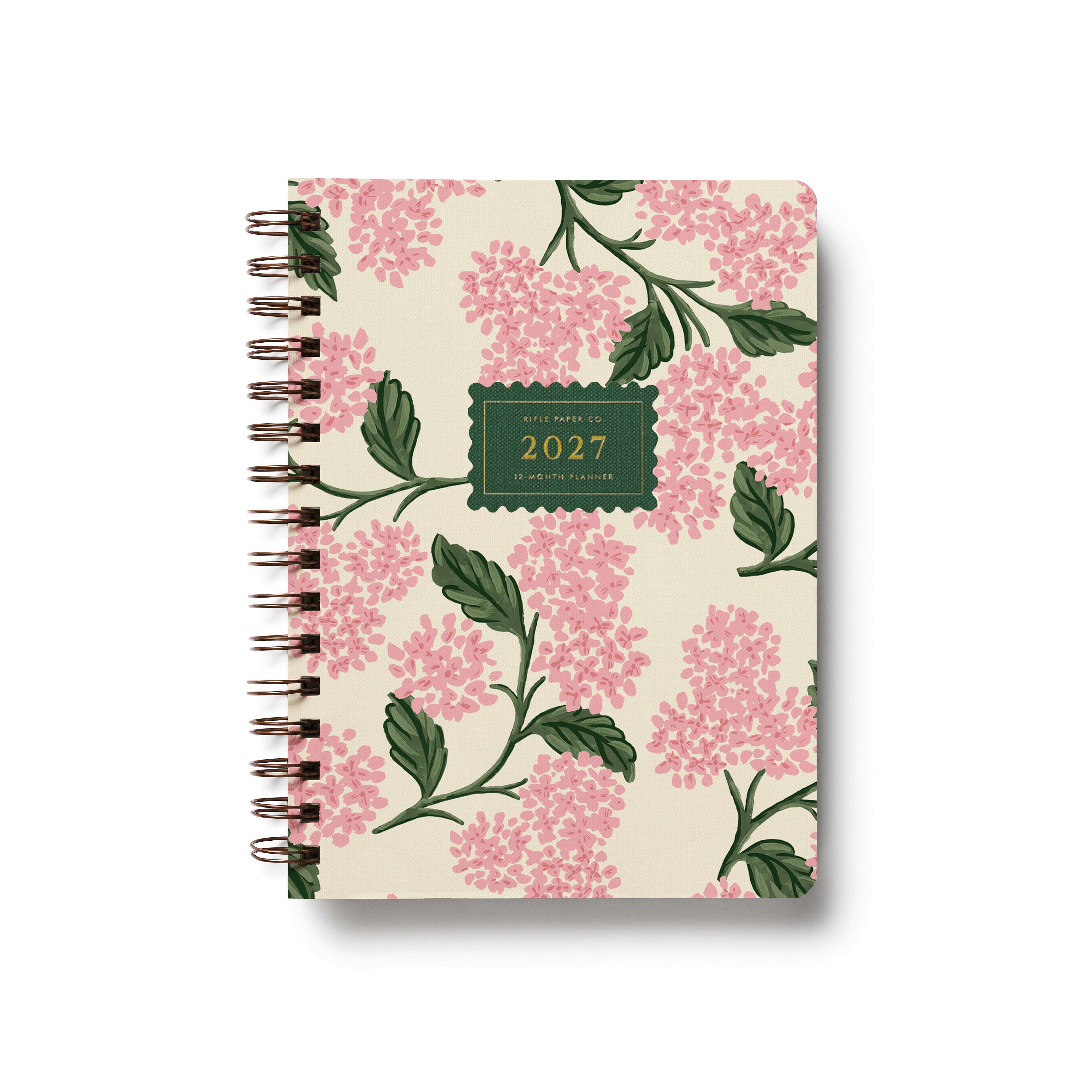 Agenda 2027 12 meses - Pink Hydrangea - Rifle Paper Co