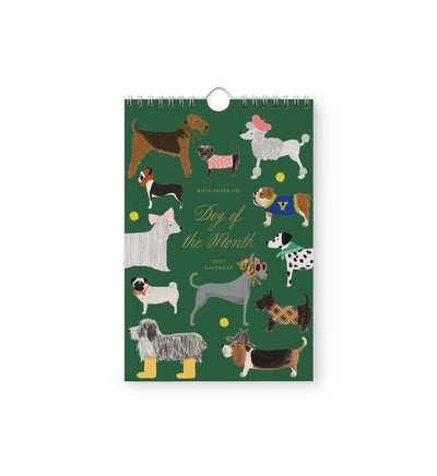 Calendario de pared 2027 - Dog Of The Month - Rifle Paper