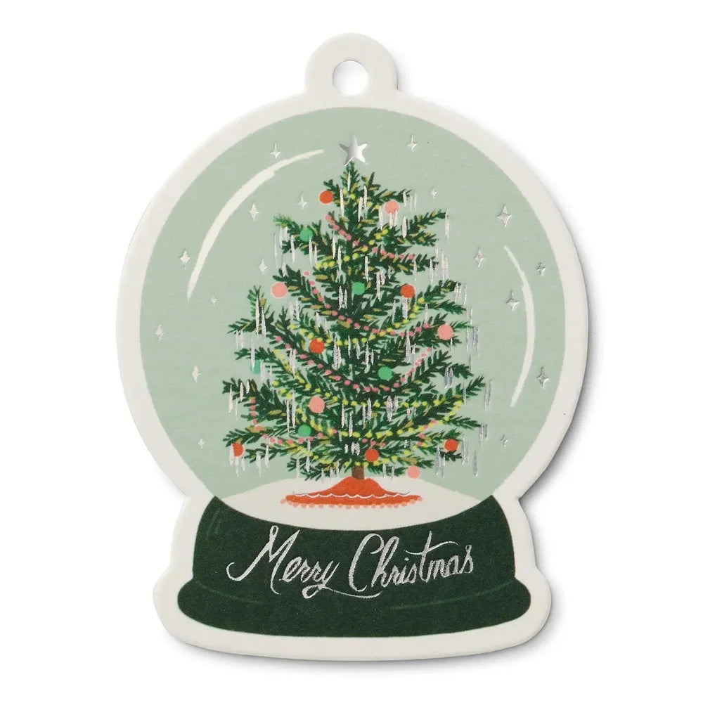 Set of 8 Gift Tags - Snow Globe - Rifle Paper Co 