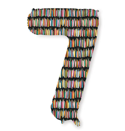 Numbered Foil Balloon 0-9 Candles - Rifle Paper Co