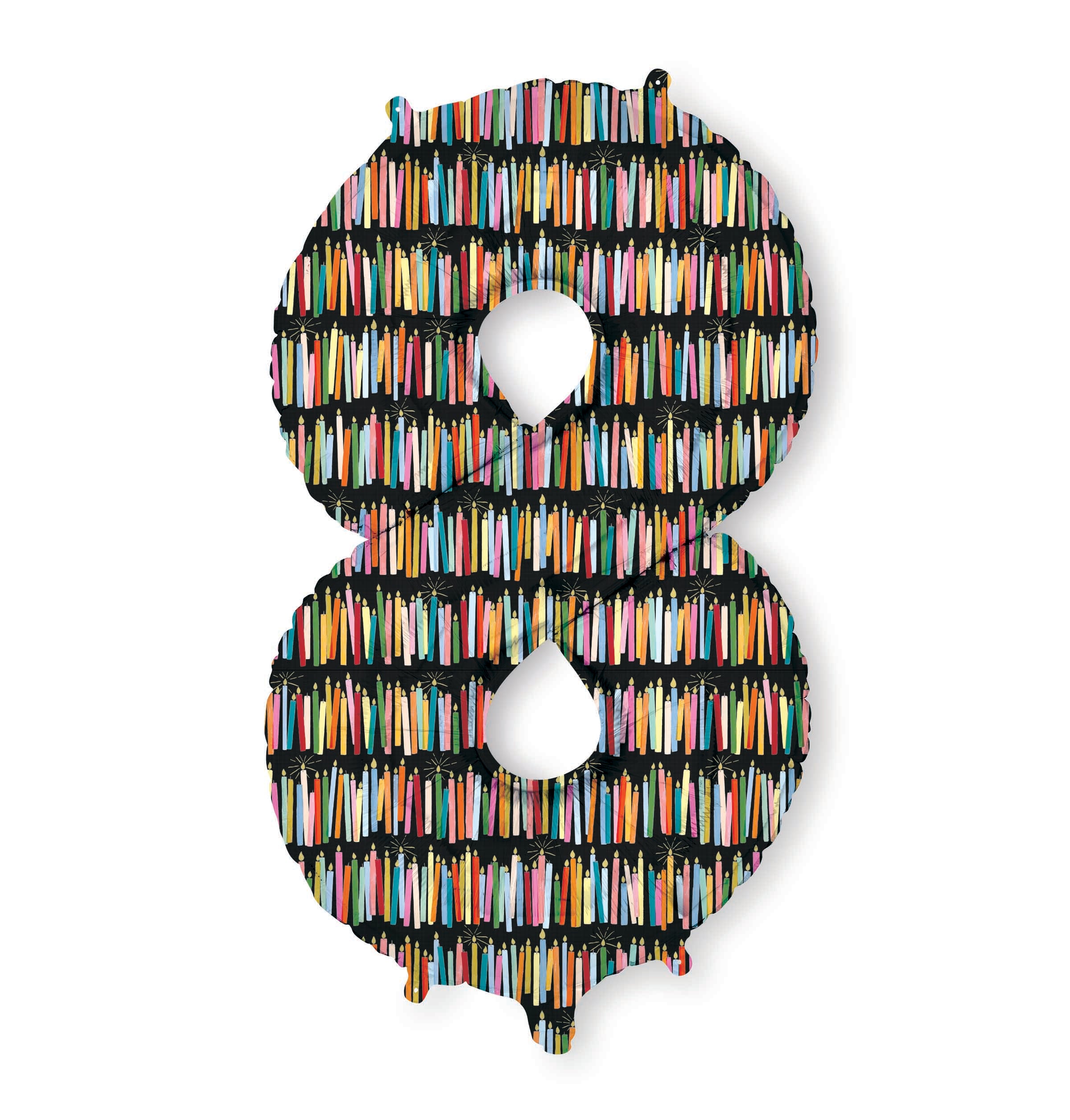 Numbered Foil Balloon 0-9 Candles - Rifle Paper Co