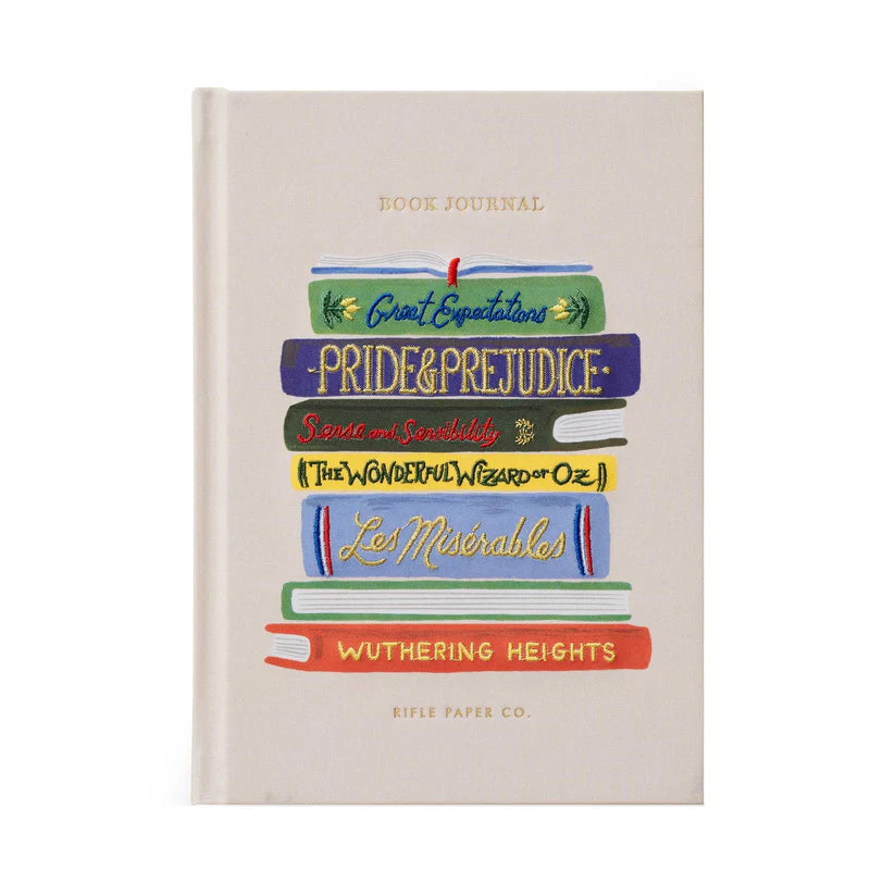 Bookclub Embroidered Book Journal - Rifle Paper Co
