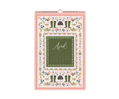 2026 Wall Calendar - Flora - Rifle Paper