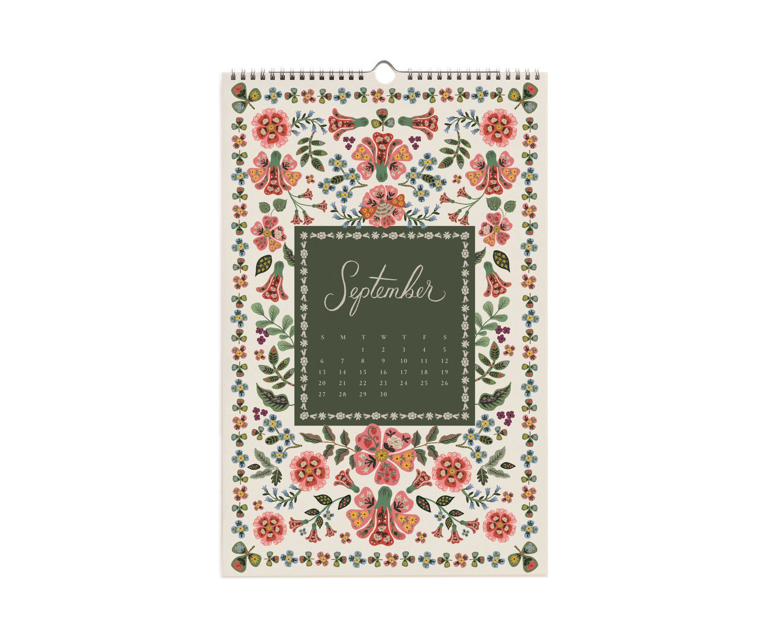2026 Wall Calendar - Flora - Rifle Paper