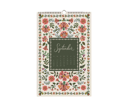 2026 Wall Calendar - Flora - Rifle Paper