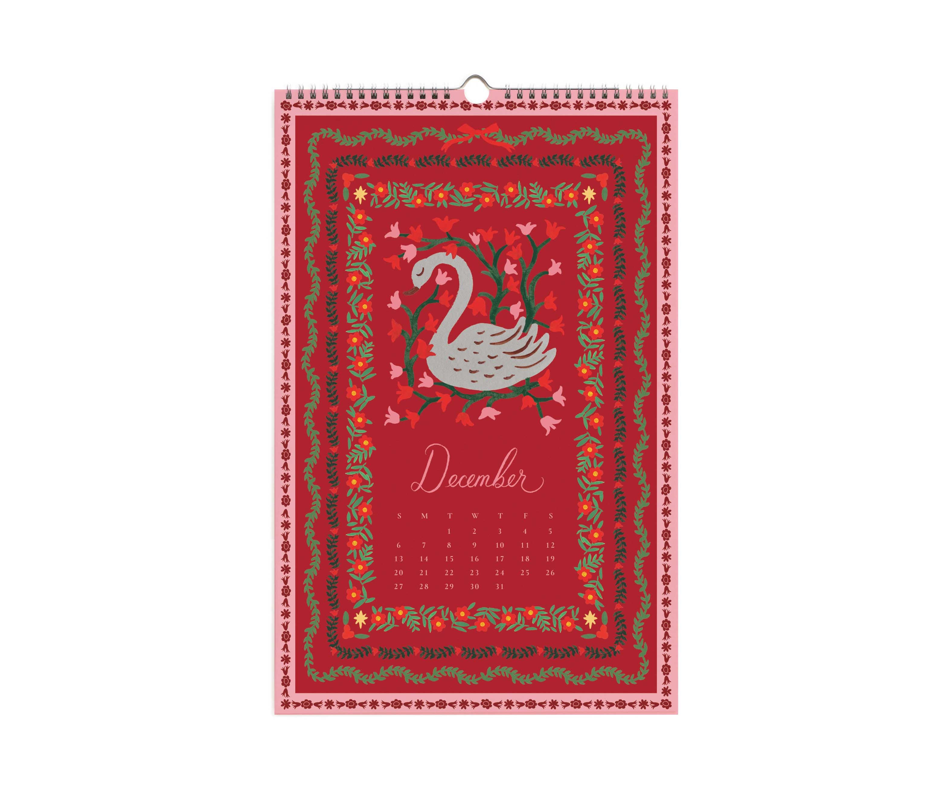 2026 Wall Calendar - Flora - Rifle Paper