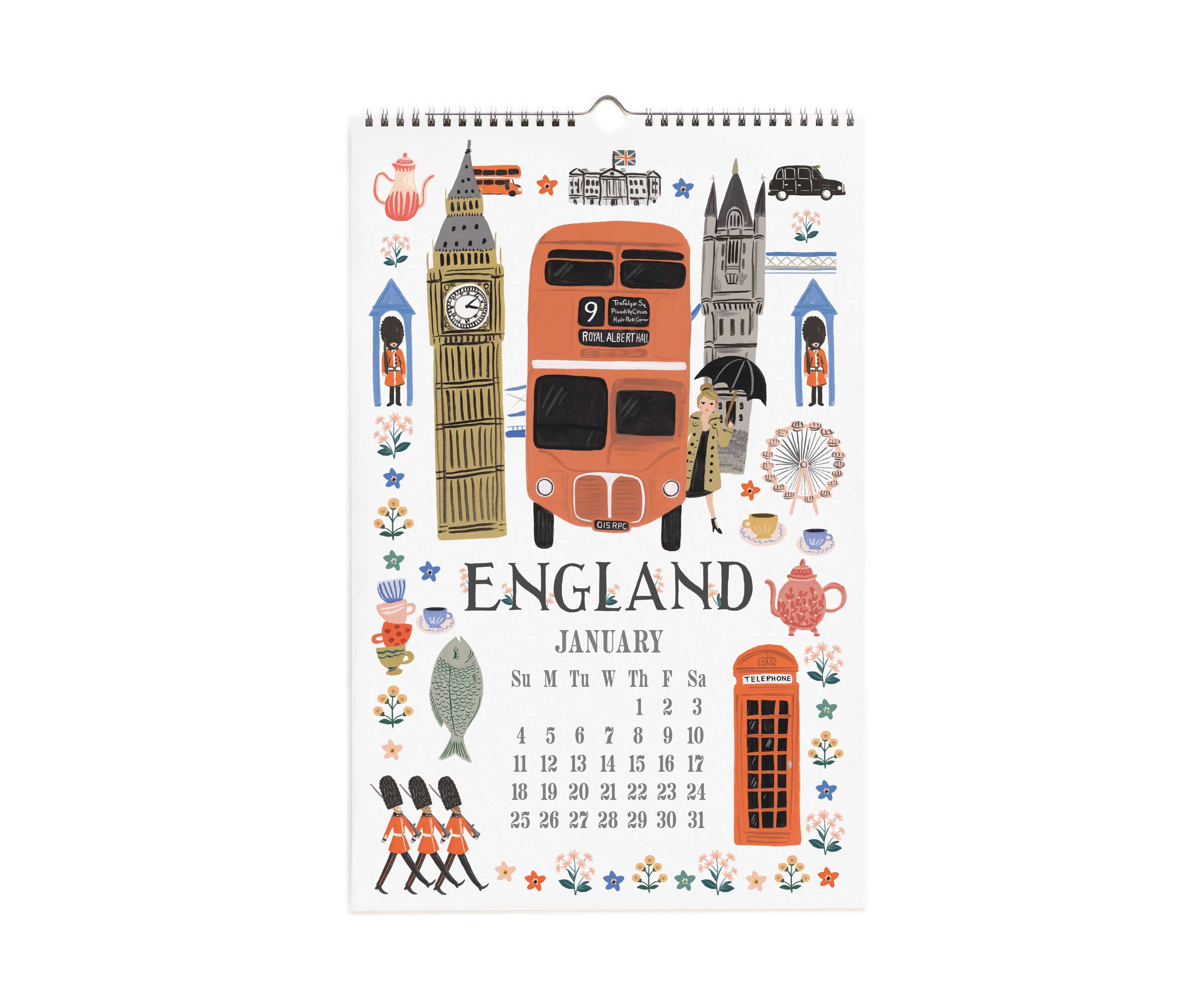 2025 Cheese Wall Calendar - Rifle Paper