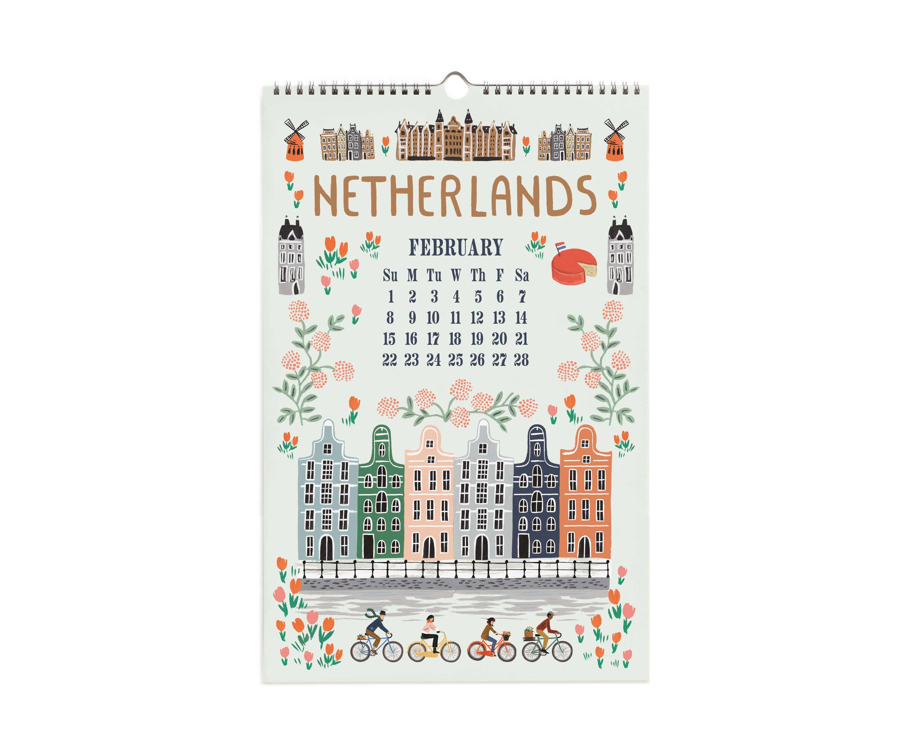 2025 Cheese Wall Calendar - Rifle Paper