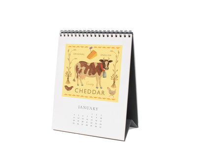 2026 Cheese Wall Calendar - Rifle Paper
