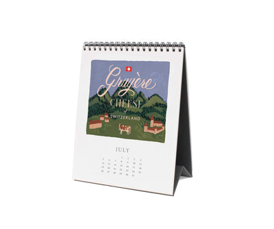 2026 Cheese Wall Calendar - Rifle Paper