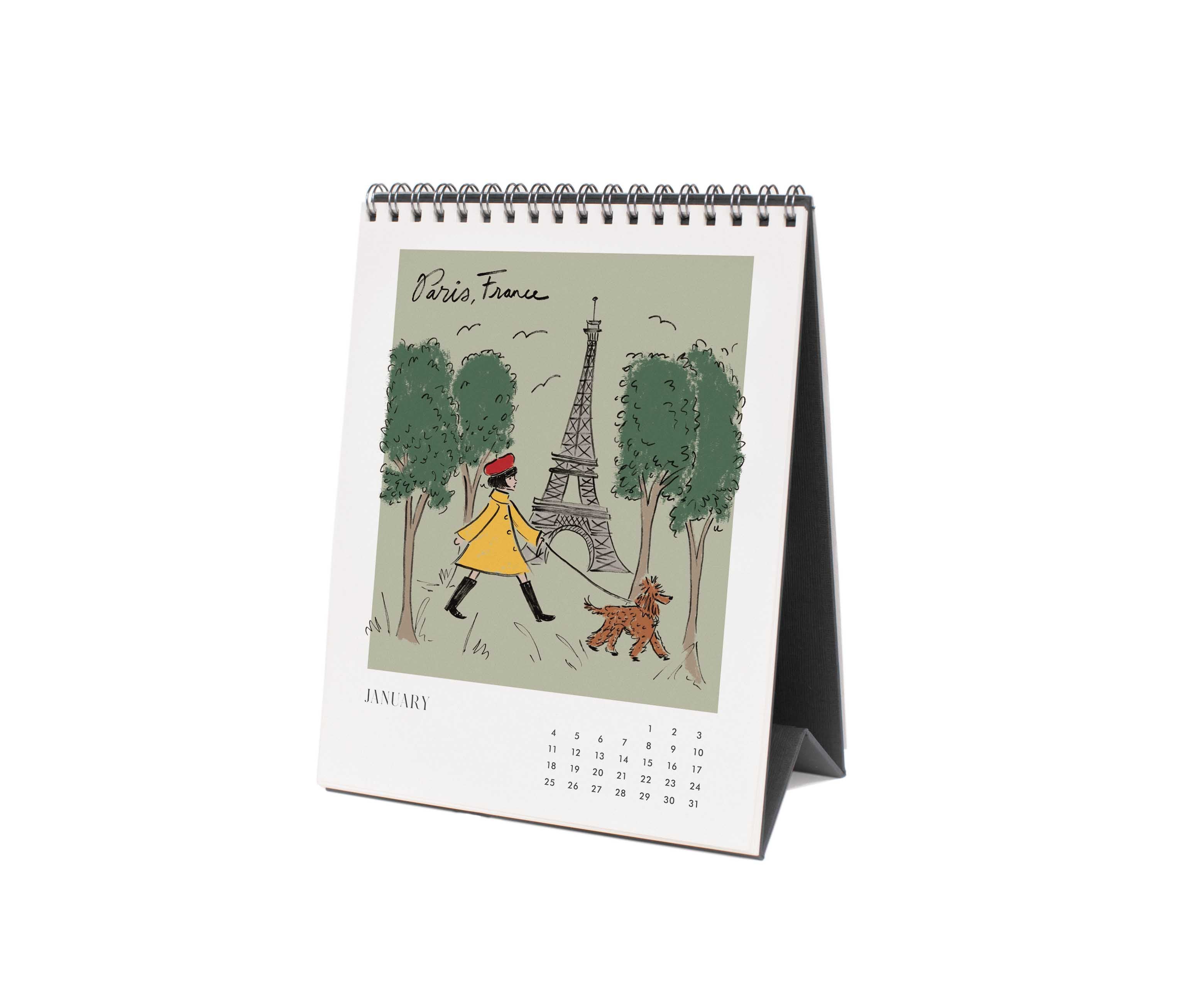 Desk Calendar 2025 Flower Studies - Rifle Paper