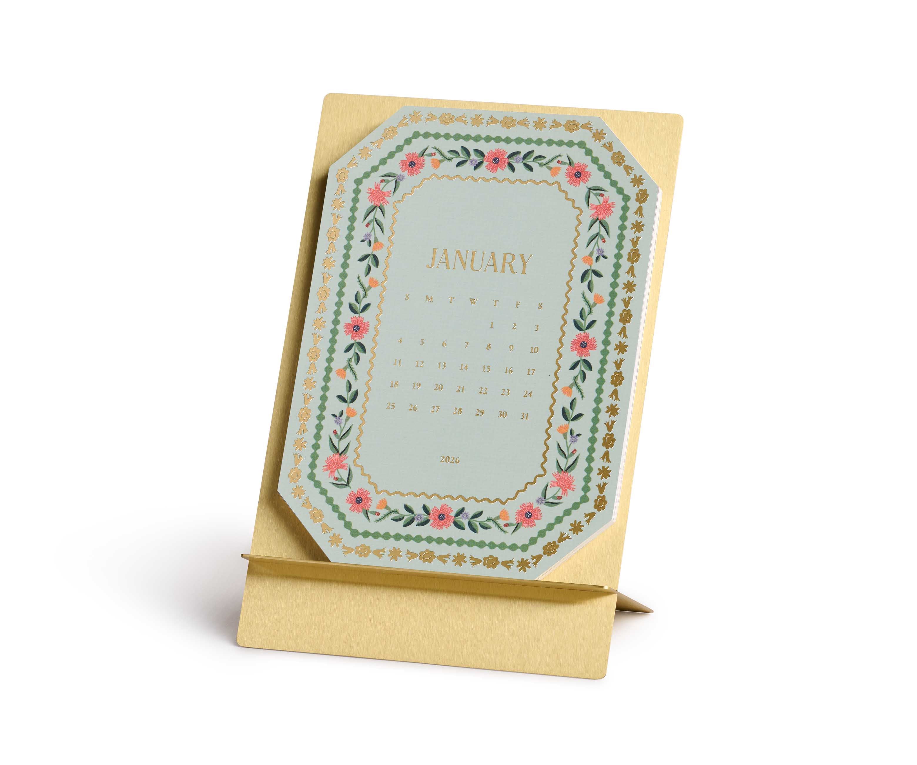 Desk Calendar 2025 Flower Studies - Rifle Paper