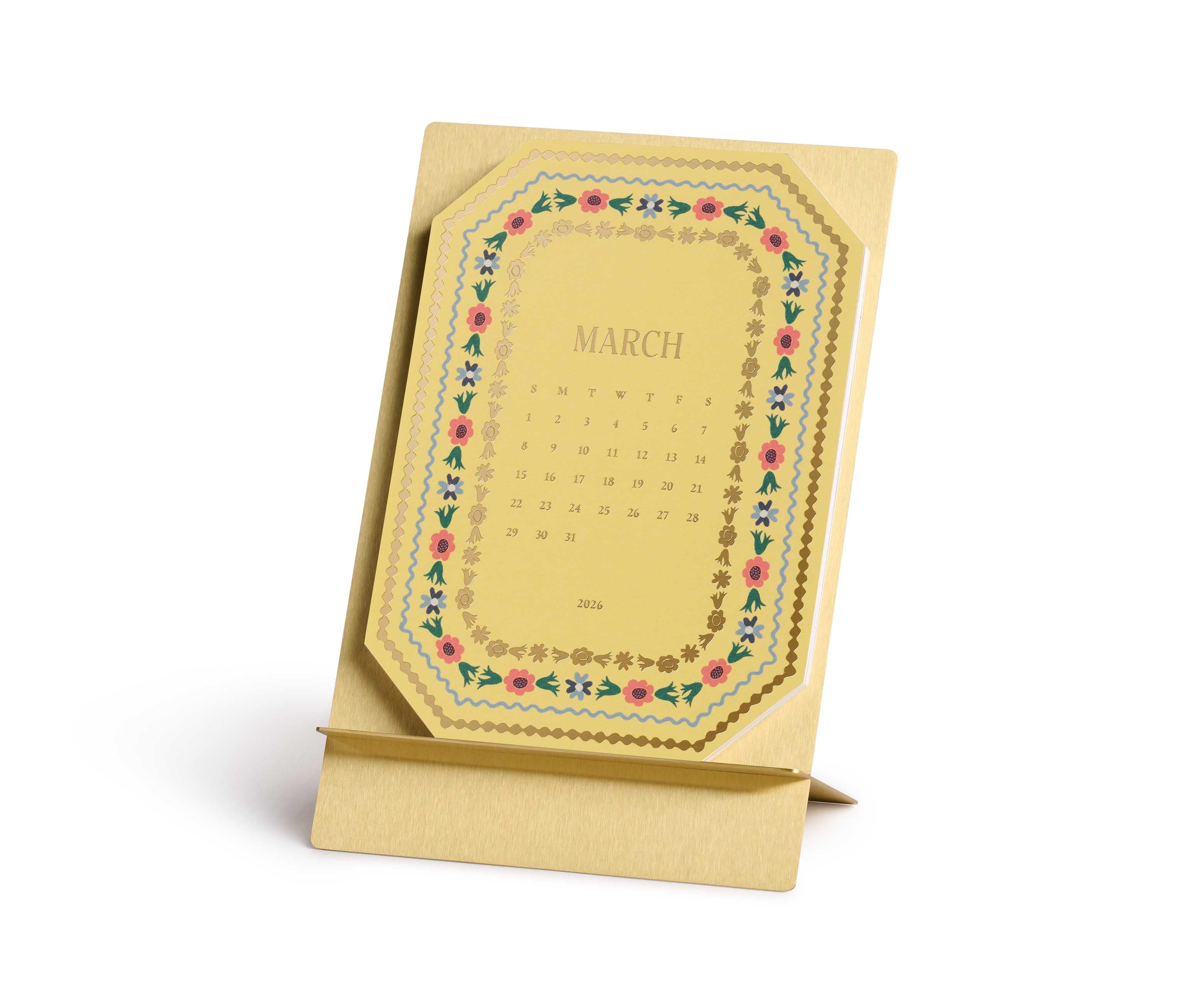 Desk Calendar 2025 Flower Studies - Rifle Paper