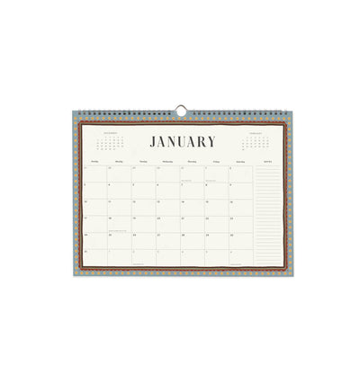 Calendario de pared 2027 - Paisley - Rifle Paper