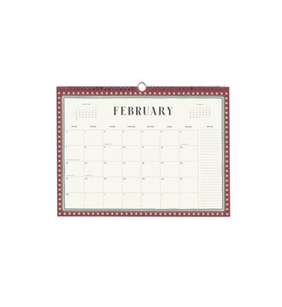 Calendario de pared 2027 - Paisley - Rifle Paper