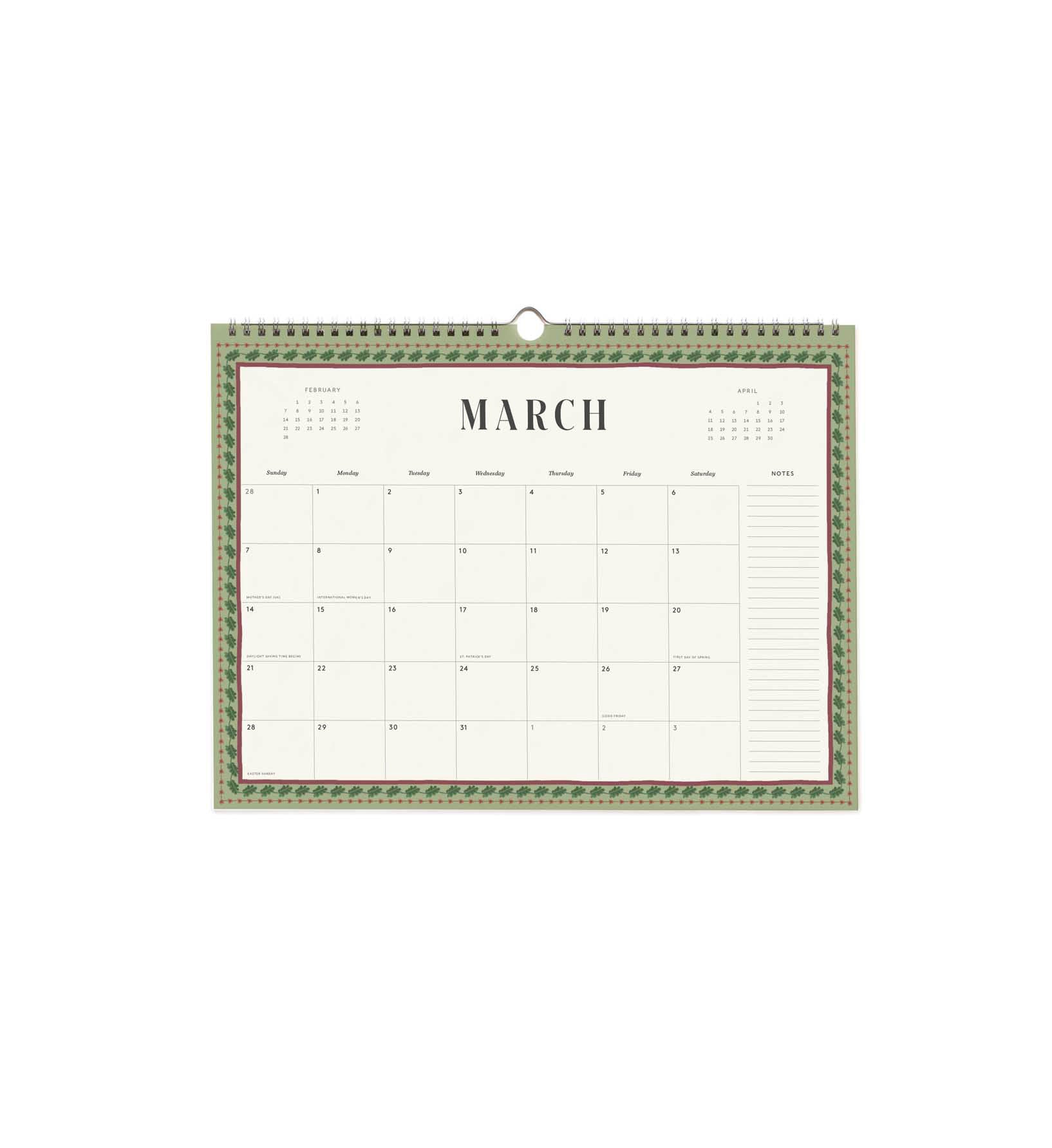 Calendario de pared 2027 - Paisley - Rifle Paper