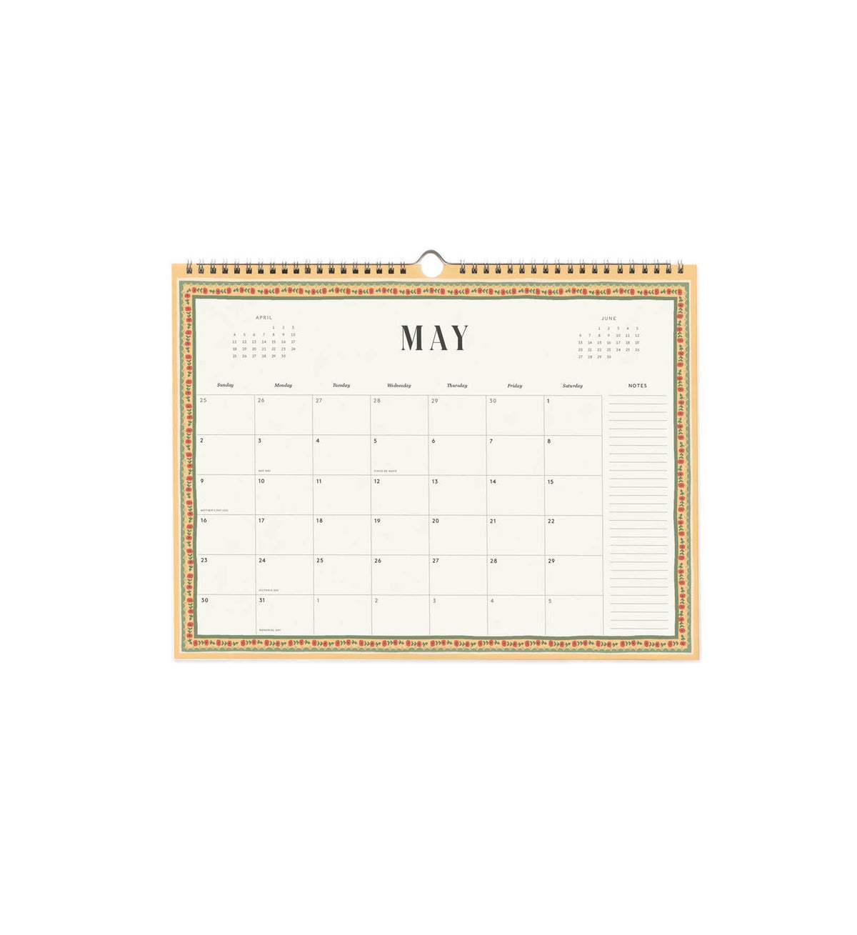 Calendario de pared 2027 - Paisley - Rifle Paper