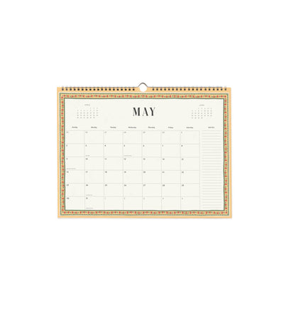 Calendario de pared 2027 - Paisley - Rifle Paper
