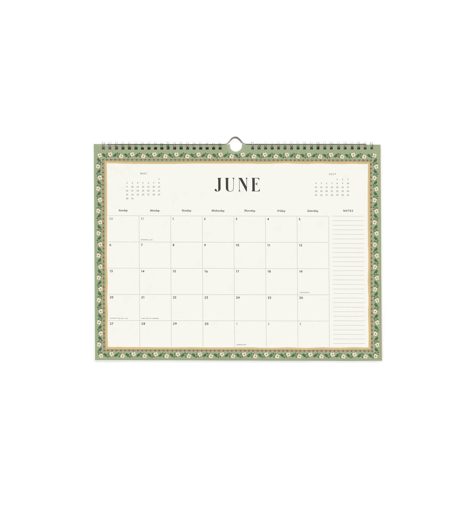 Calendario de pared 2027 - Paisley - Rifle Paper