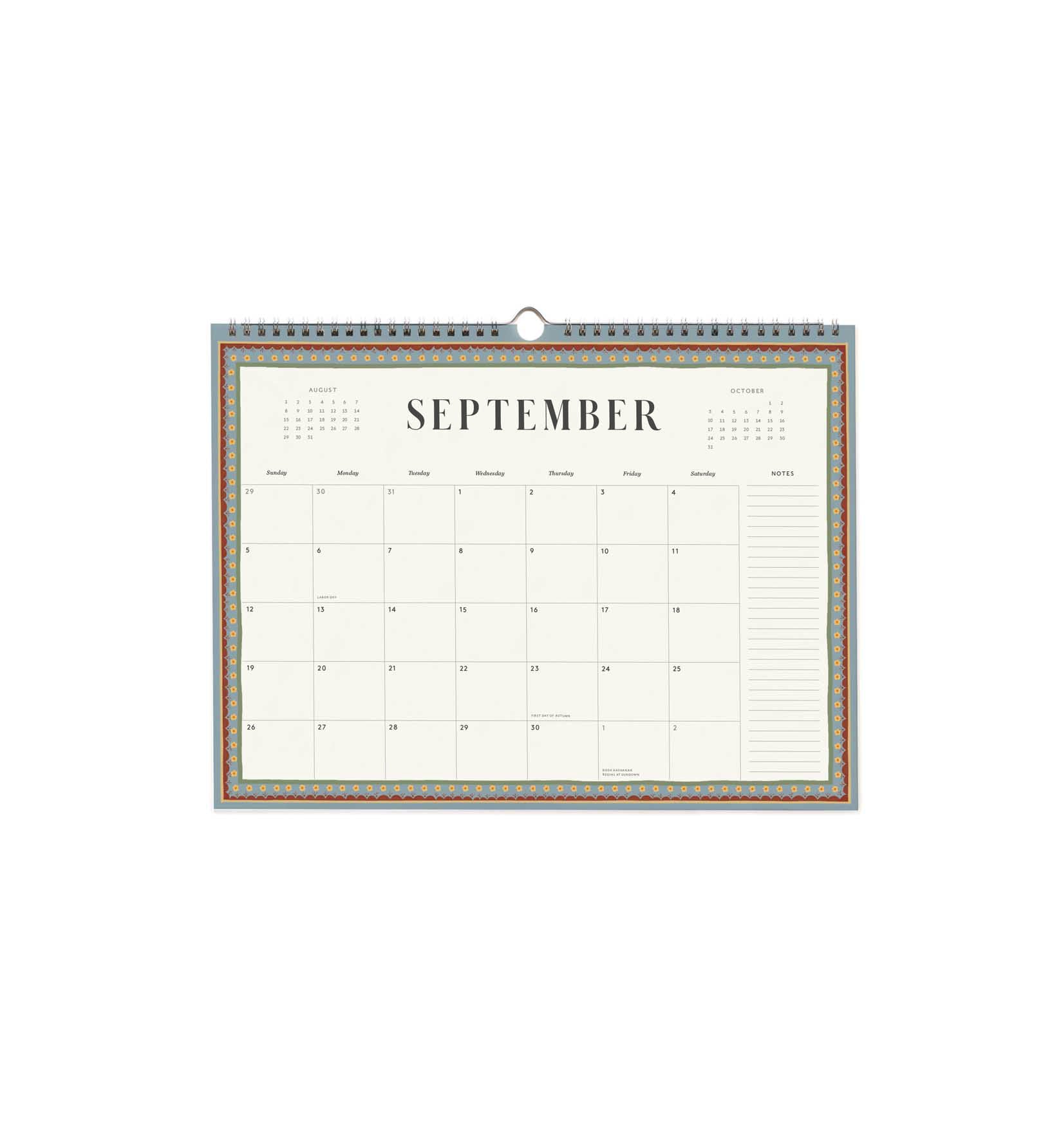 Calendario de pared 2027 - Paisley - Rifle Paper
