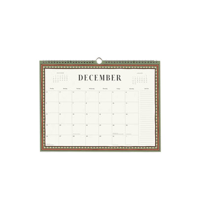Calendario de pared 2027 - Paisley - Rifle Paper