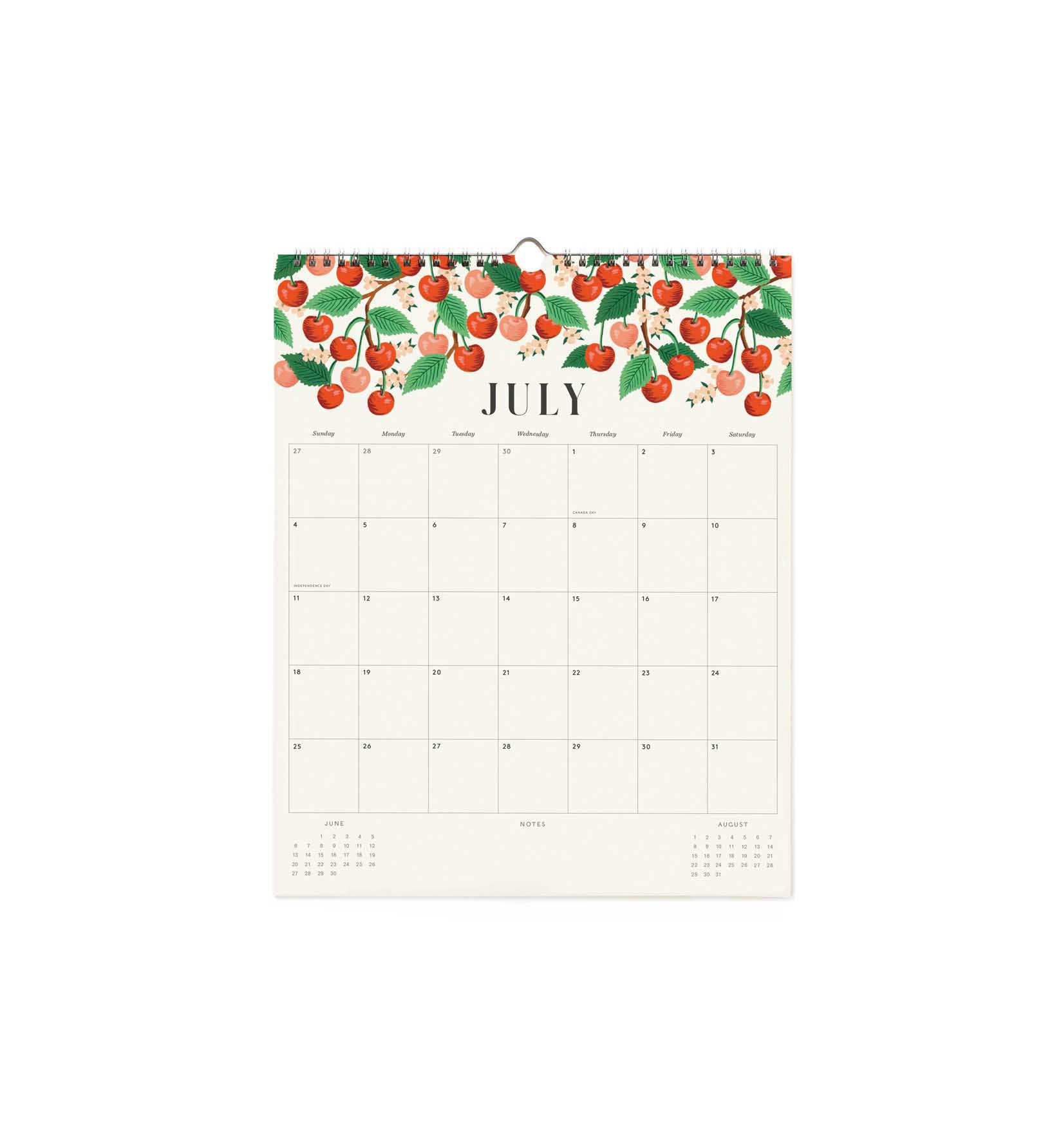 Calendario de pared 2027 - Floral - Rifle Paper