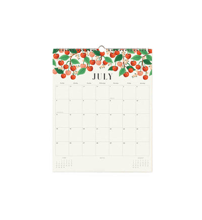 Calendario de pared 2027 - Floral - Rifle Paper