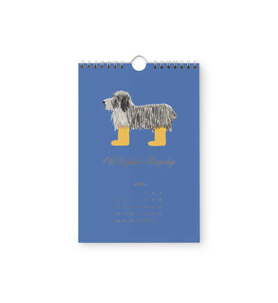 Calendario de pared 2027 - Dog Of The Month - Rifle Paper