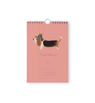 Calendario de pared 2027 - Dog Of The Month - Rifle Paper