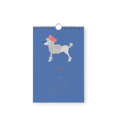 Calendario de pared 2027 - Dog Of The Month - Rifle Paper