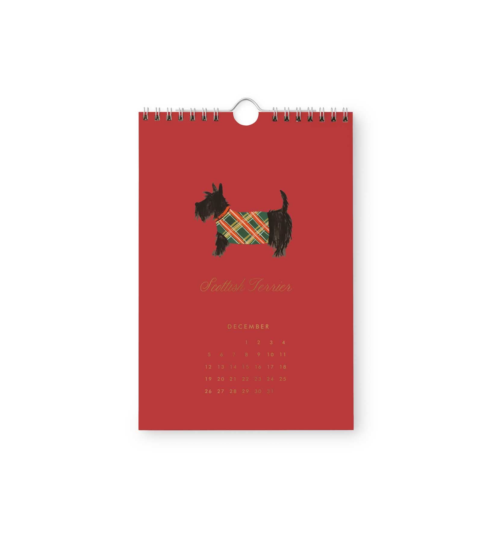 Calendario de pared 2027 - Dog Of The Month - Rifle Paper