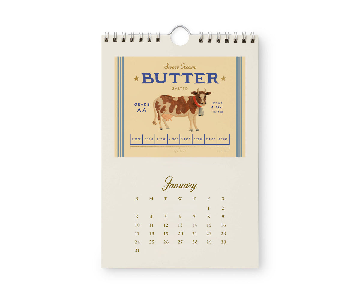 Calendario de pared 2027 - Country Farm Kitchen Rifle Paper