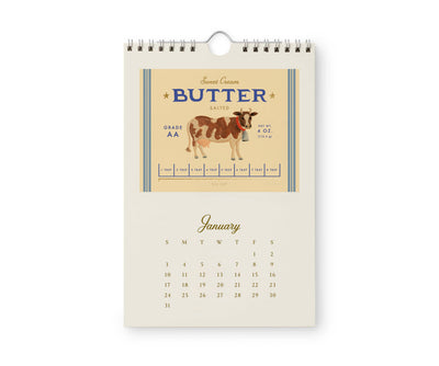 Calendario de pared 2027 - Country Farm Kitchen Rifle Paper
