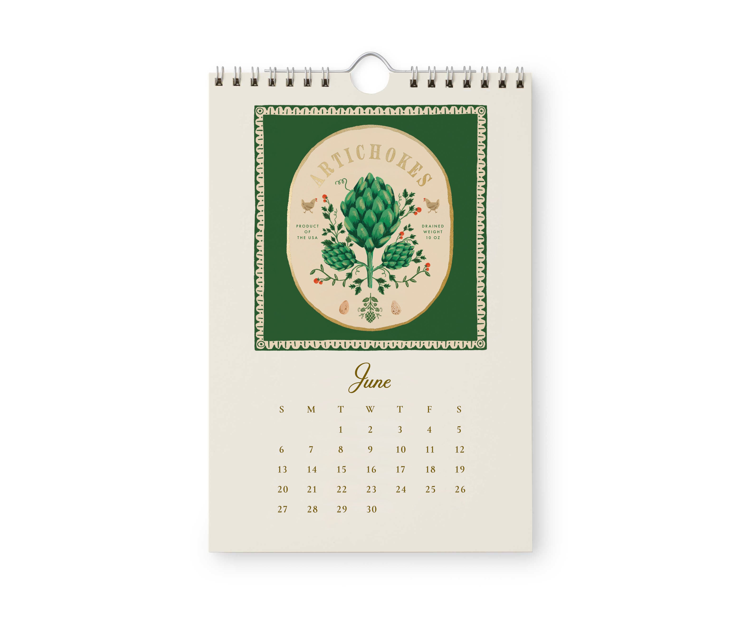 Calendario de pared 2027 - Country Farm Kitchen Rifle Paper