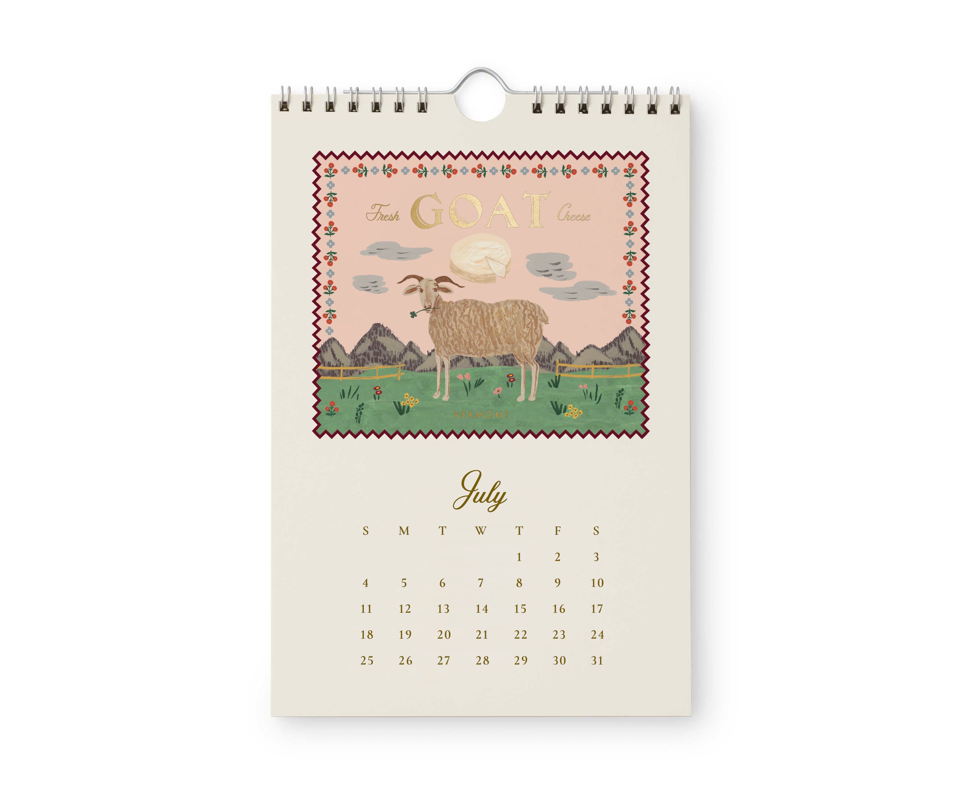 Calendario de pared 2027 - Country Farm Kitchen Rifle Paper