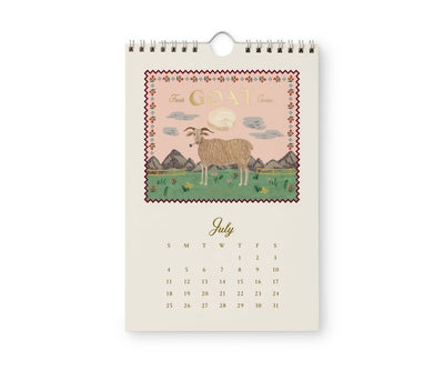 Calendario de pared 2027 - Country Farm Kitchen Rifle Paper