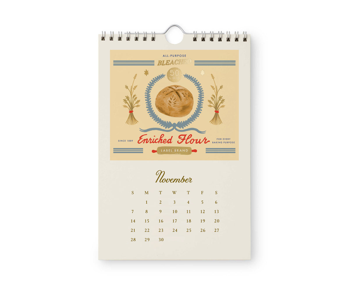 Calendario de pared 2027 - Country Farm Kitchen Rifle Paper