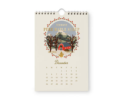 Calendario de pared 2027 - Country Farm Kitchen Rifle Paper