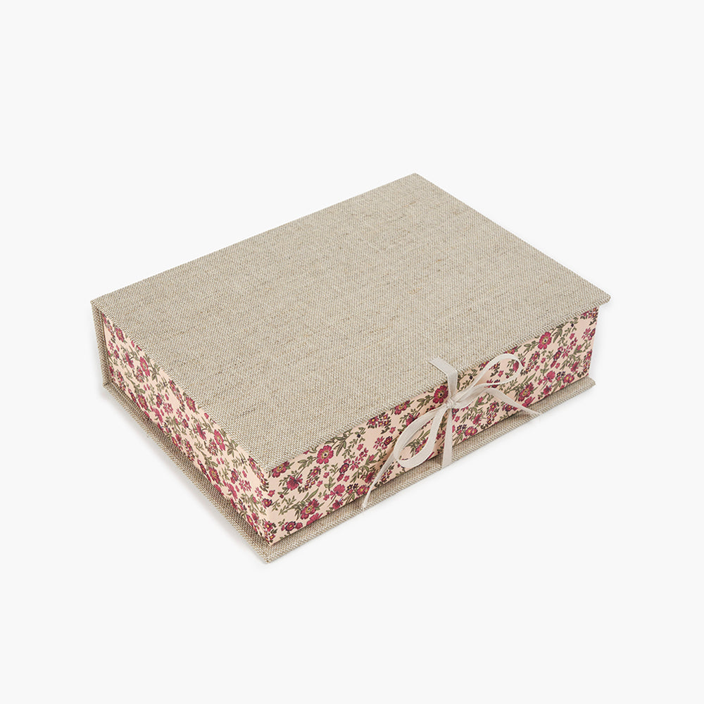 Caixa Desk A5 Floral Roses