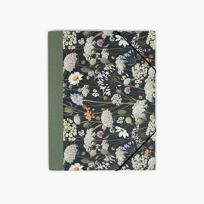 A4 Wild Flowers Rubber Folder