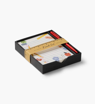 Set de escritura de notas con bolígrafo Schoolhouse - Rifle Paper co