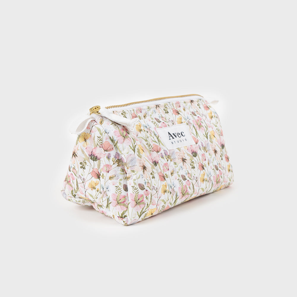 Neceser pequeño estampado Spring Flowers