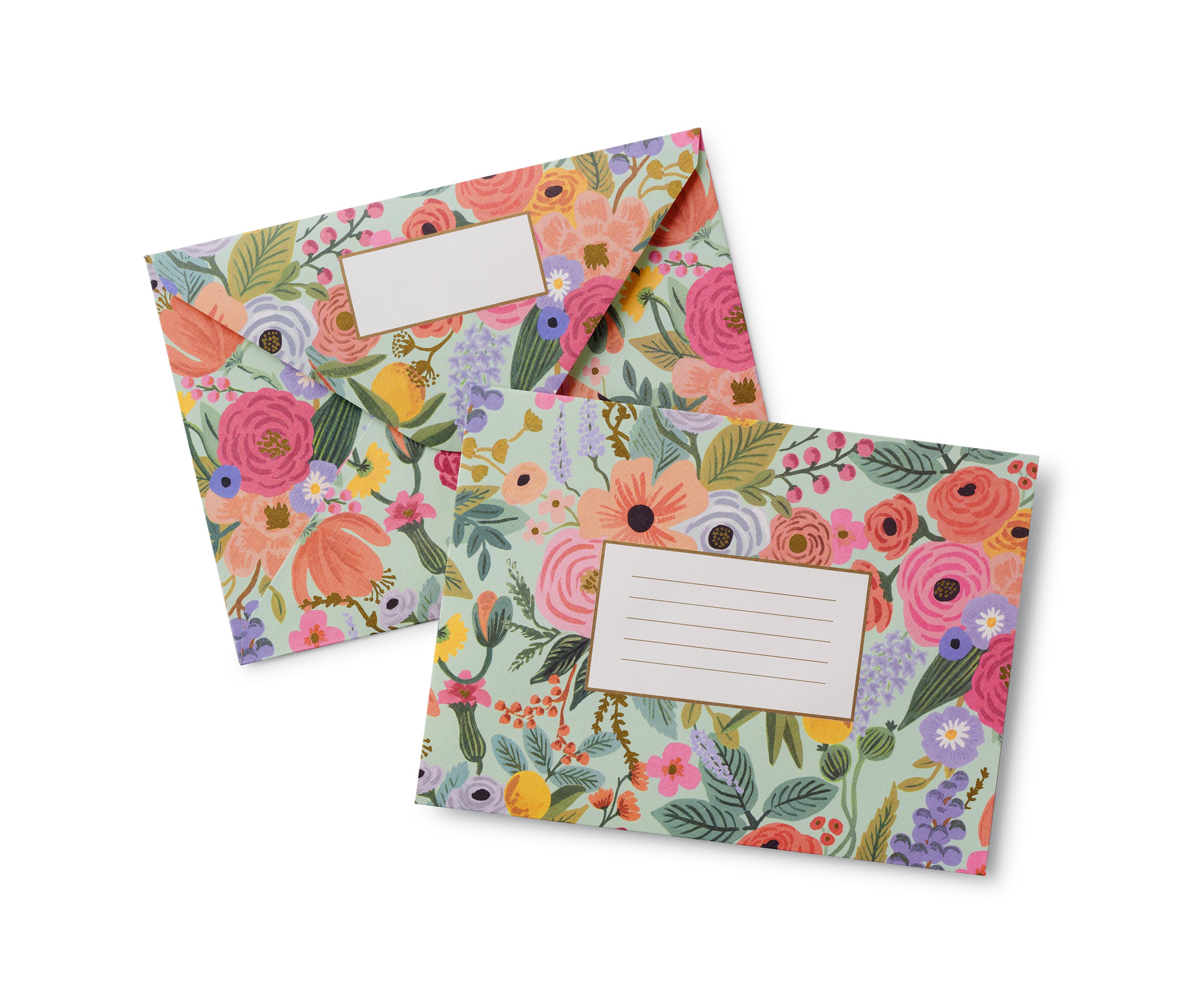 Juego de notas con sobres con Monograma de A a Z Garden Party - Rifle Paper Co.