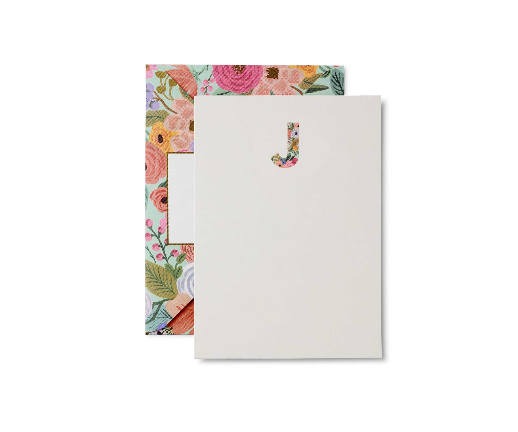 Joc de notes amb sobres amb Monograma d'A a Z Garden Party - Rifle Paper Co.