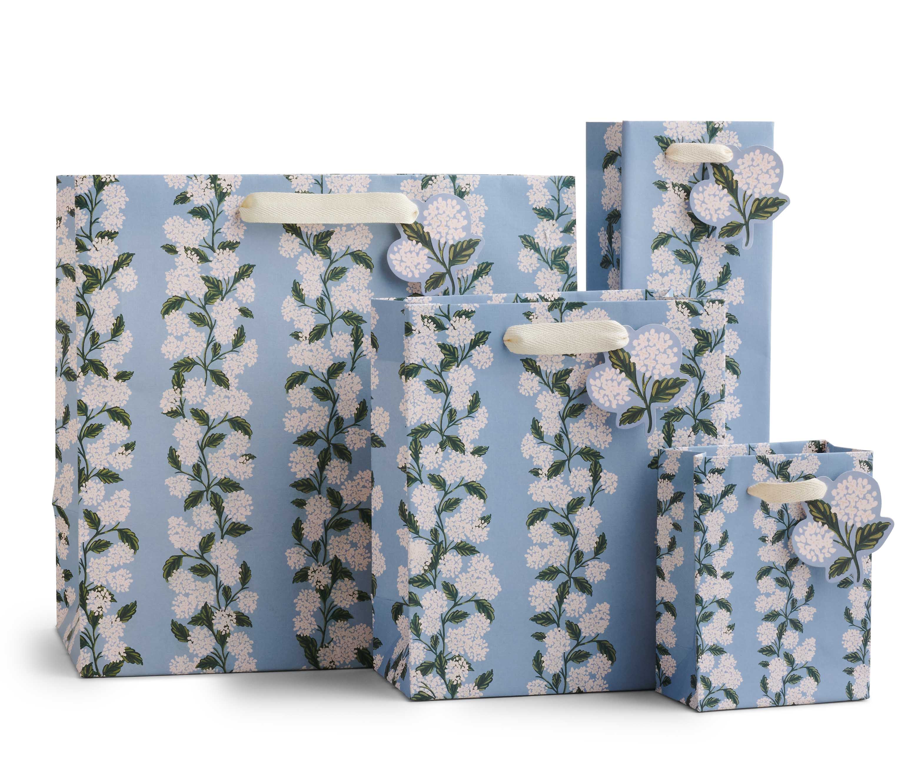 Bolsa de regalo de papel Hydrangea