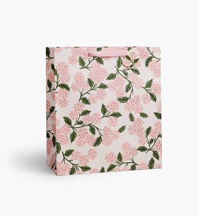 Bolsa de regalo de papel Pink Hydrangea