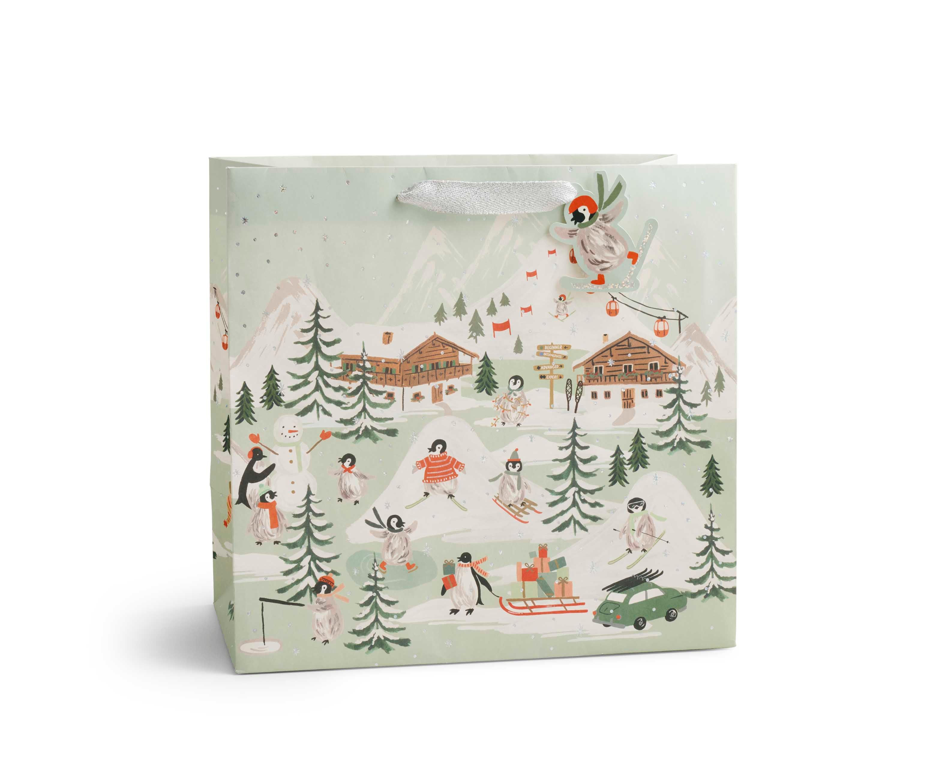 Bolsa de papel regalo Penguin Village - Rifle Paper Co