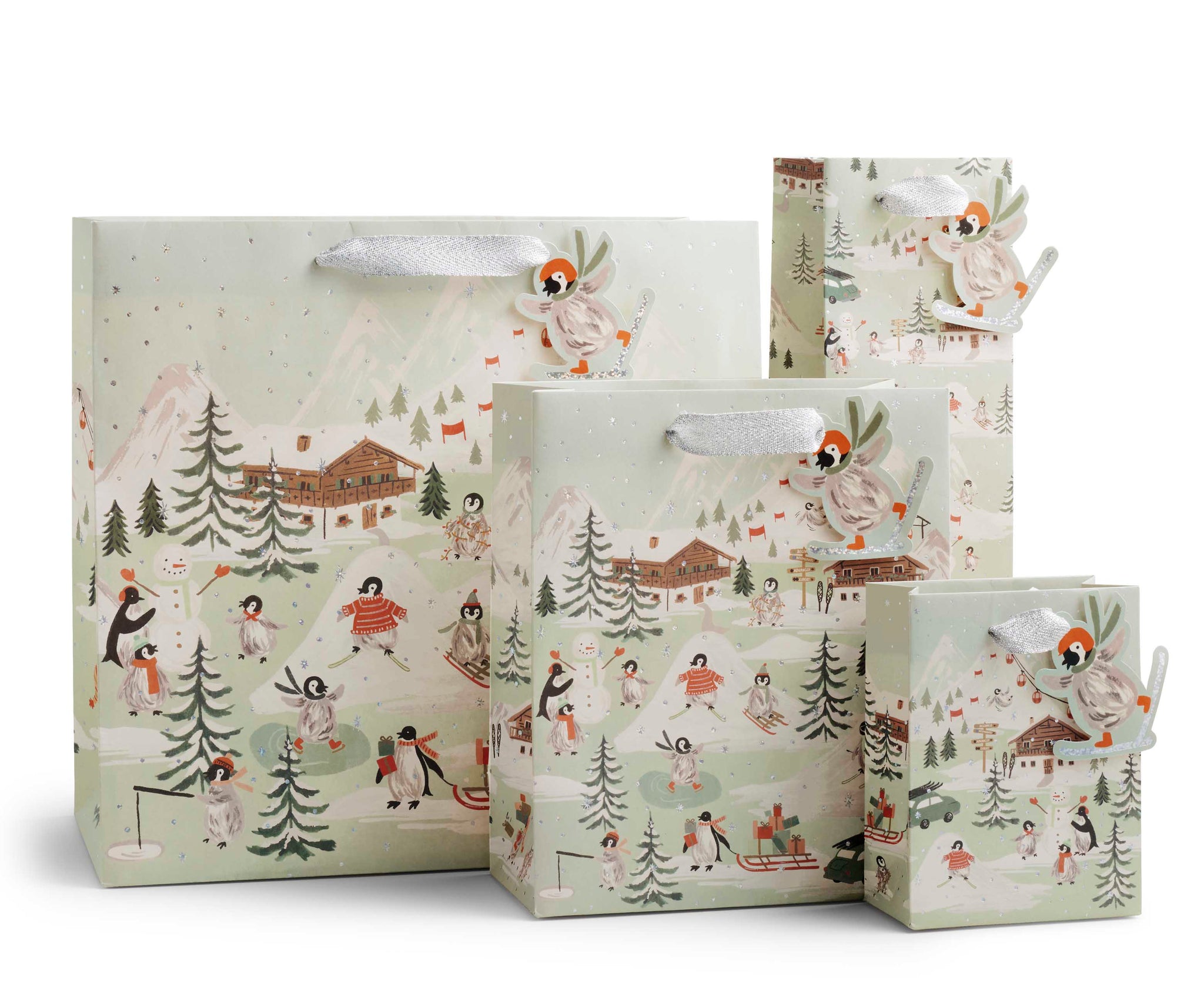 Bolsa de papel regalo Penguin Village - Rifle Paper Co